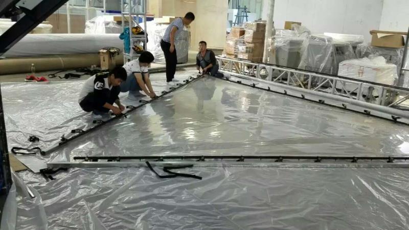 360 Degree Giant Mirror Holographic Reflective Foil Pellicola riflettente olografica a specchio gigante a 360 gradi