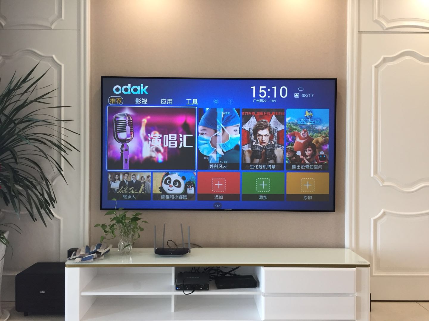 Schermata di proiezione ALR