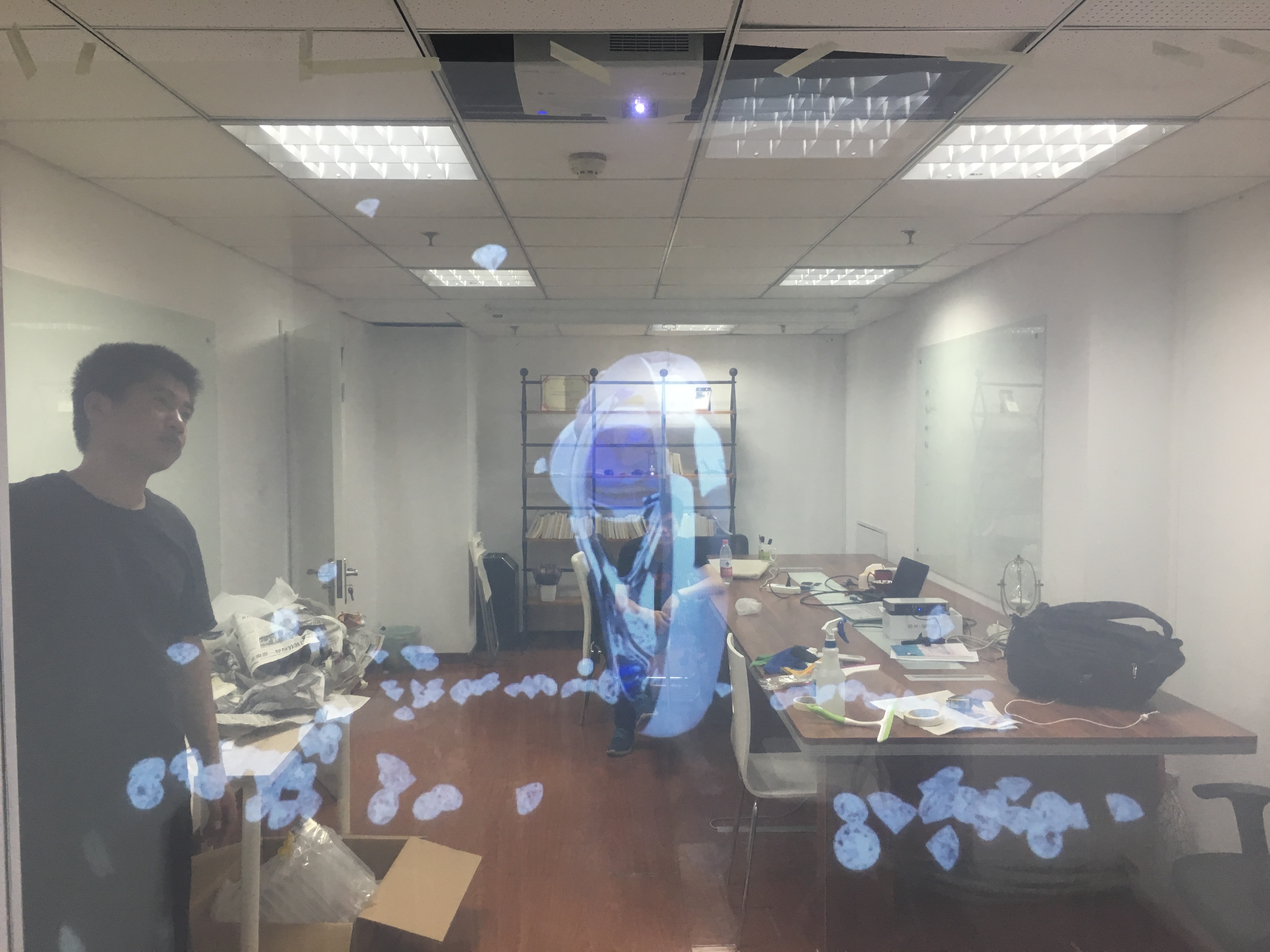 proiezione olografica